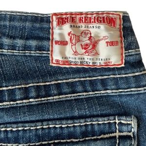 True Religion 24 Size 0 Waist 27 Inseam 31.5 Denim Jeans Boot Cut